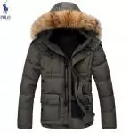 2019U doudoune hommes ralph lauren hoodie decontractee bonne qualite pas cher gris